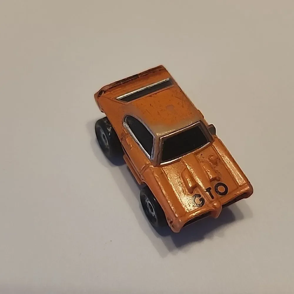 Micro Machines GTO Play Toy Cars Little Small Muscle Car Pontiac Orange Vroom